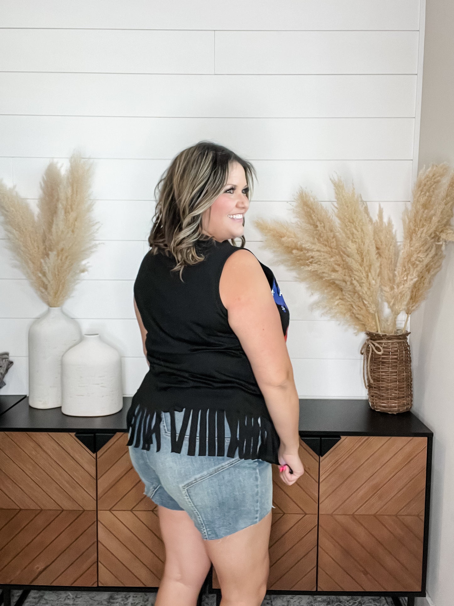 Judy Blue "Walk of Fame" Star Stitch Embroidered Shorts