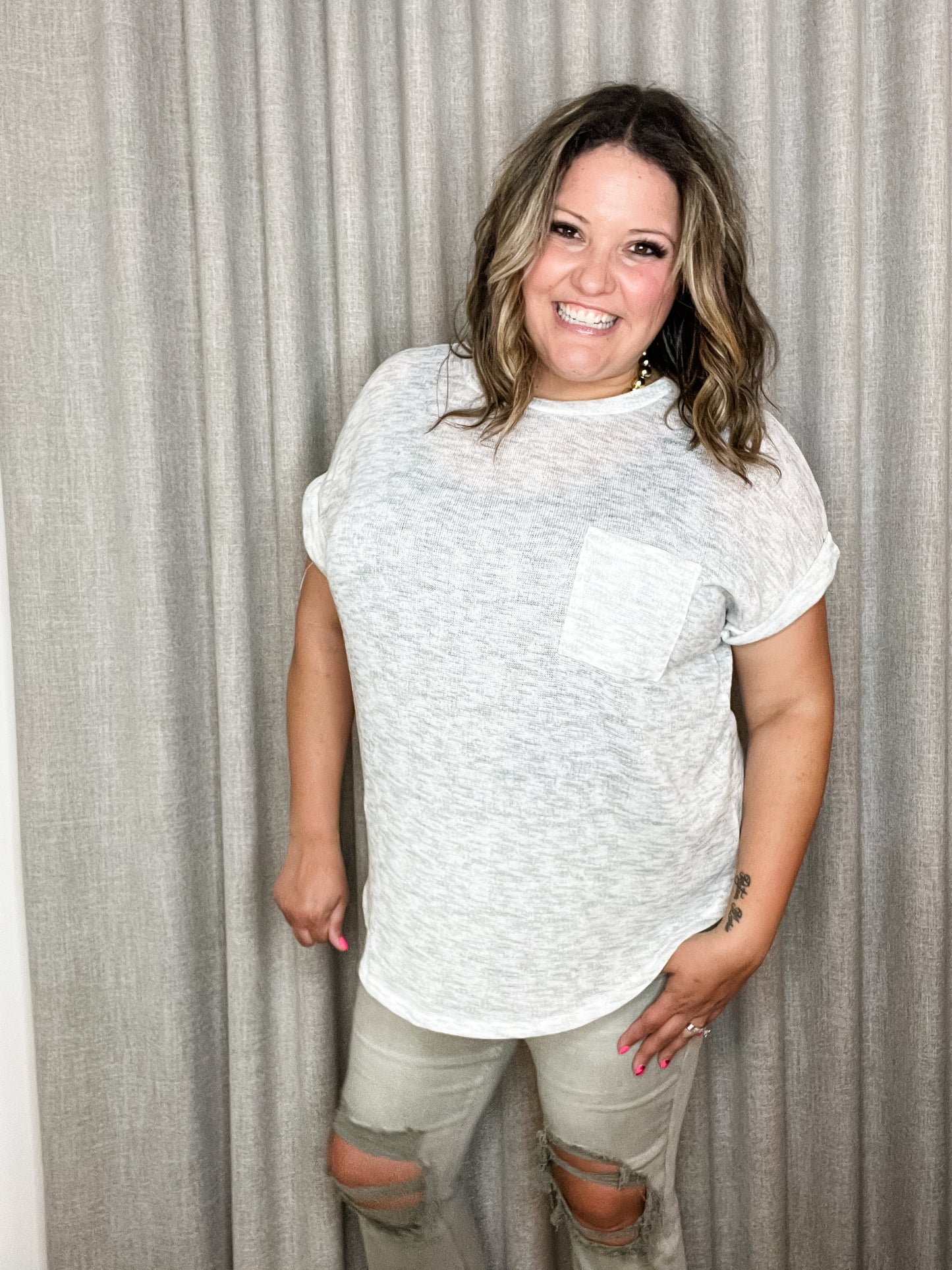 Moxie Burnout Tee (Sage)
