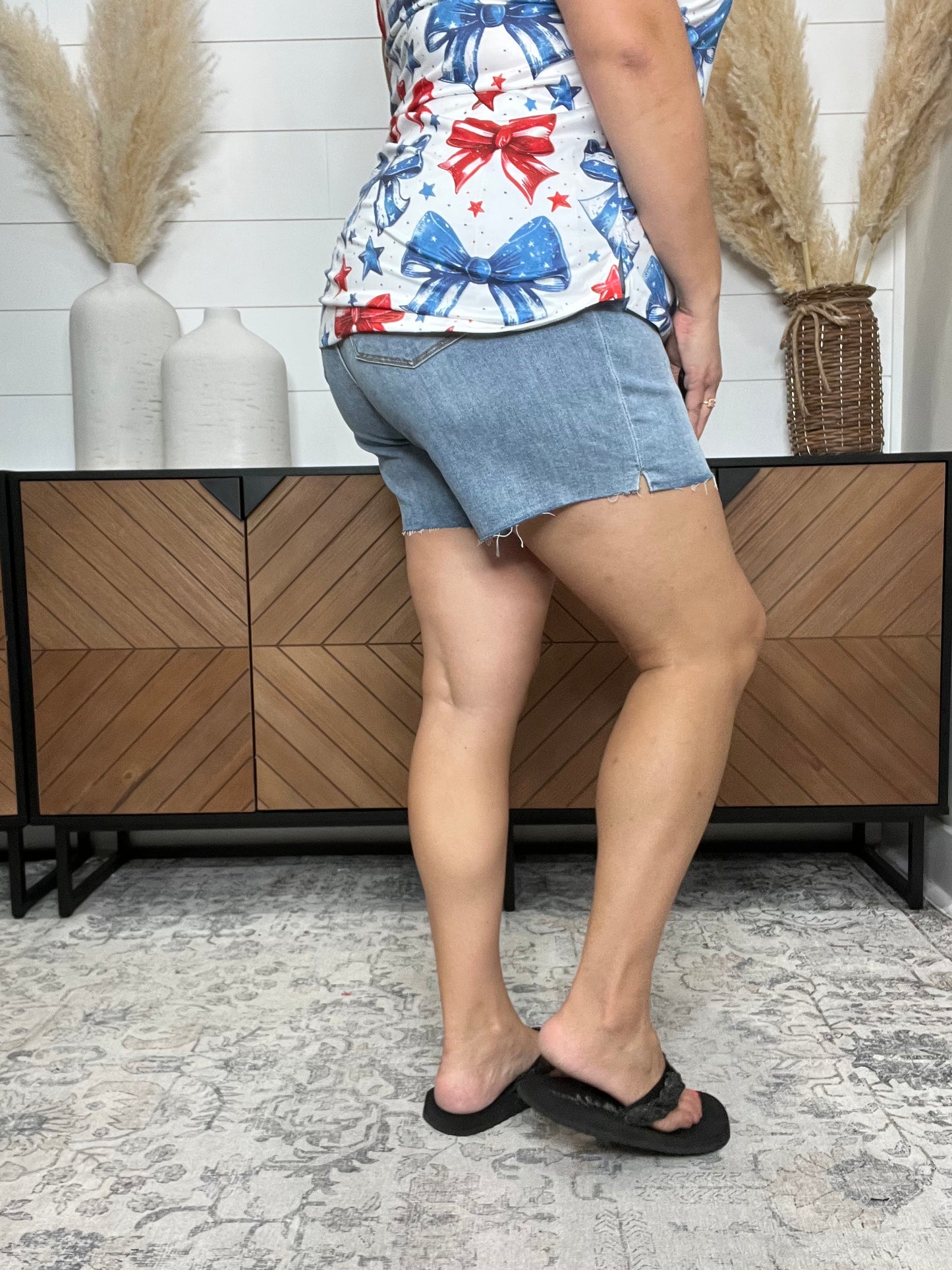 Judy Blue "That's a Wrap" Cutoff Shorts