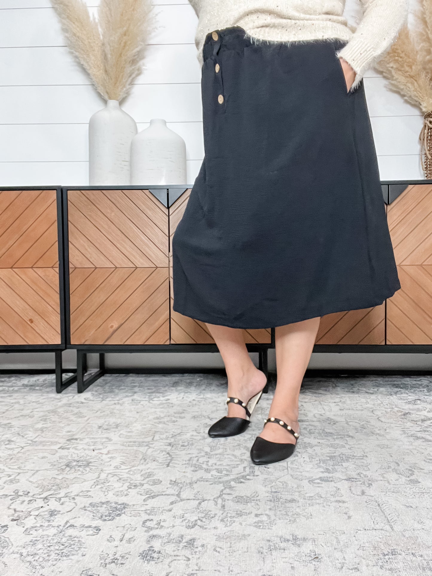 "Shellie" Midi Skirt
