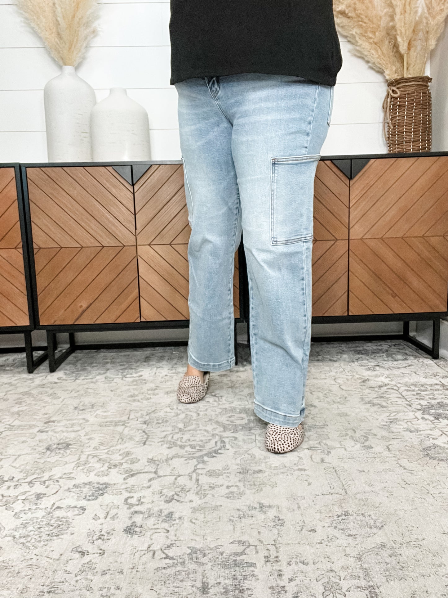 Judy Blue "Slight of Hand" Cargo Wide Leg