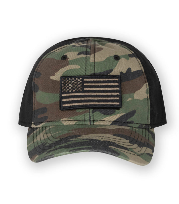 Flag camo hat