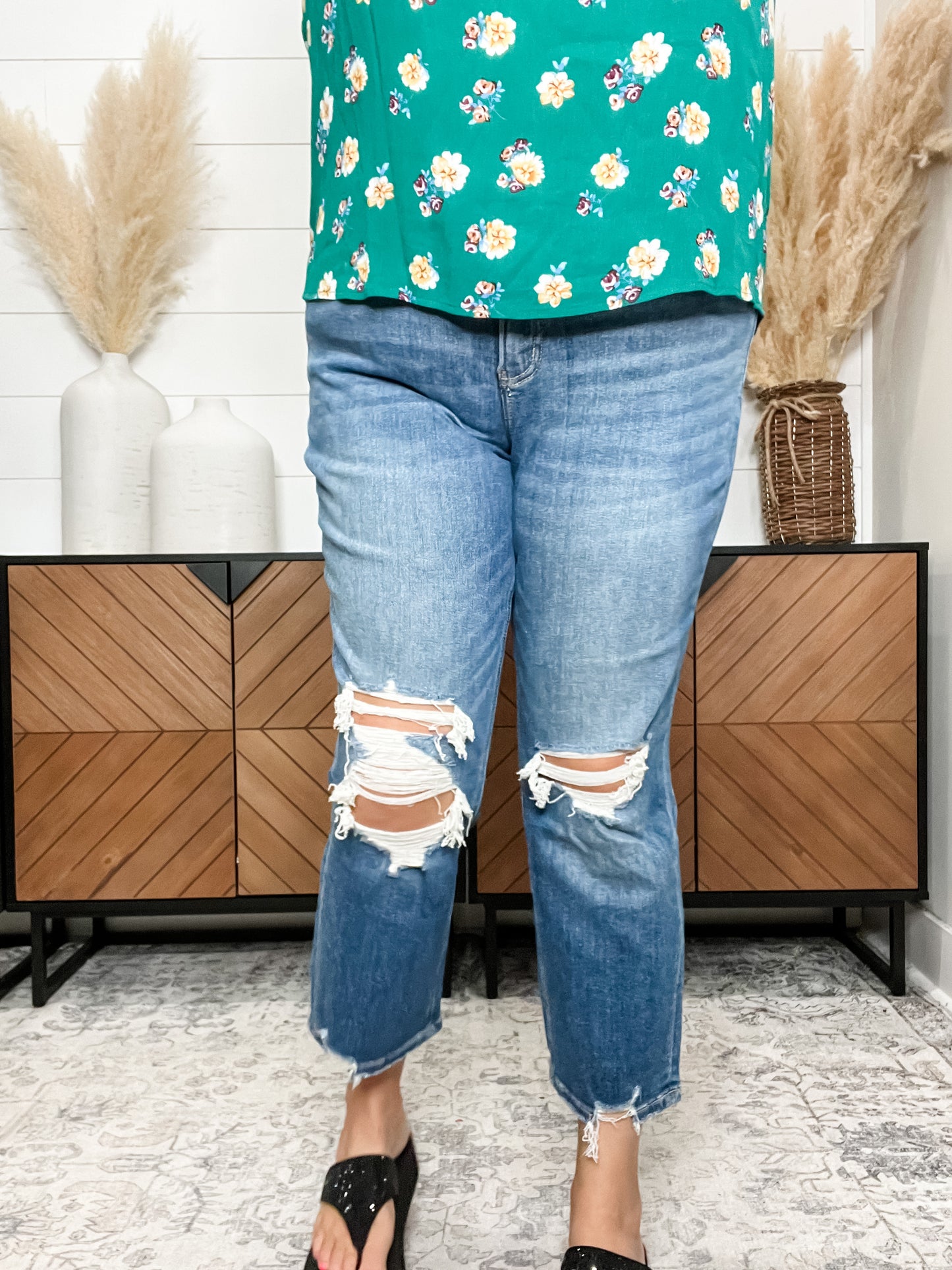 "Privileged" By Lovervet Vintage Boyfriend Crop