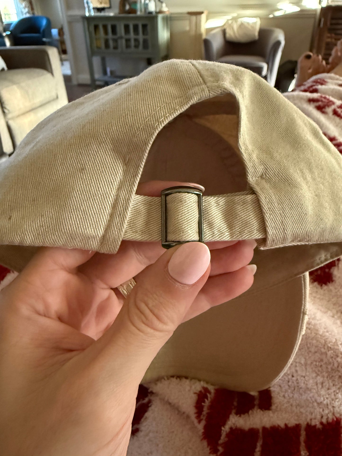 Distressed icon hat