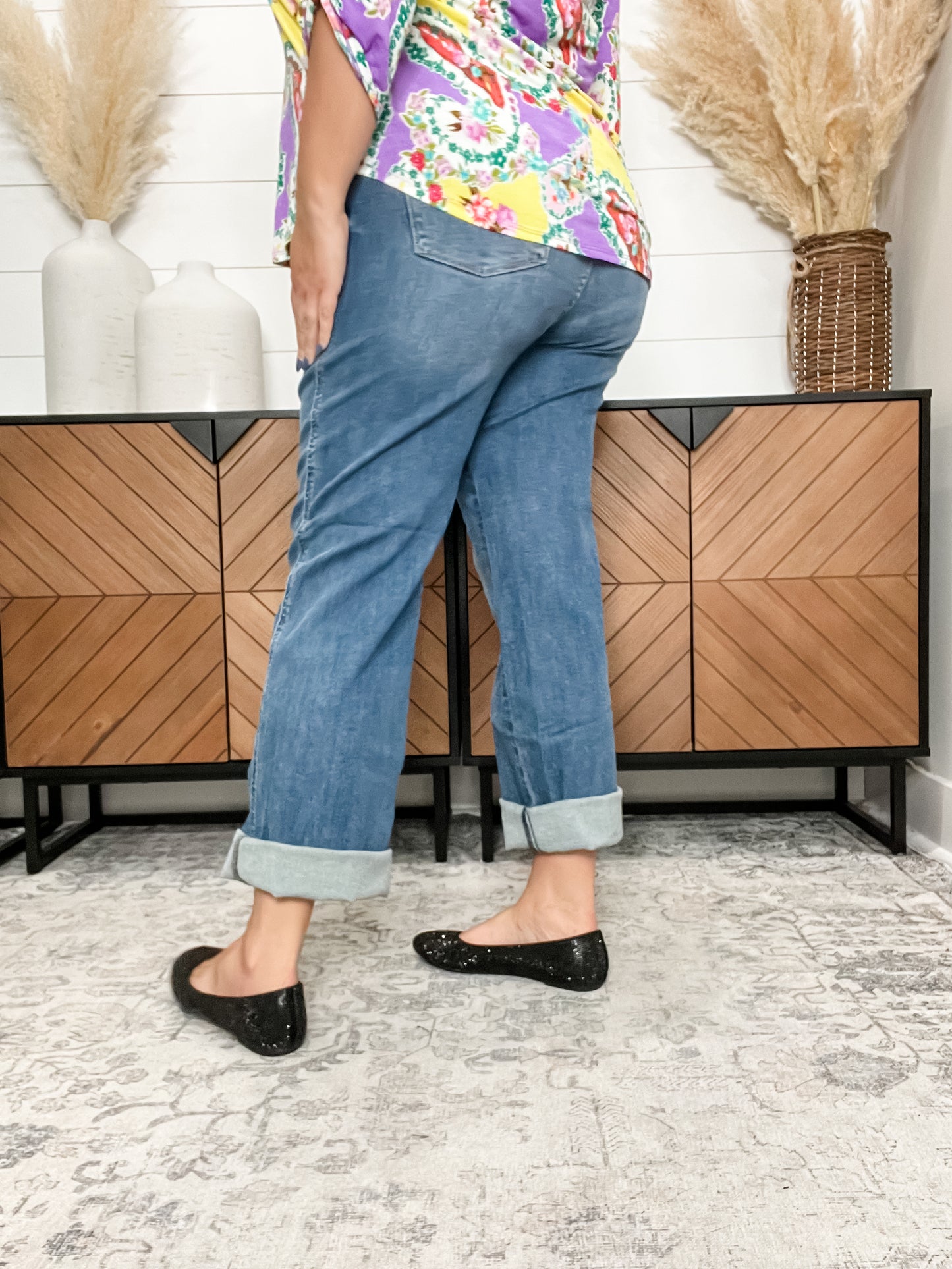 Judy Blue Walk This Way Straight Leg Jeans