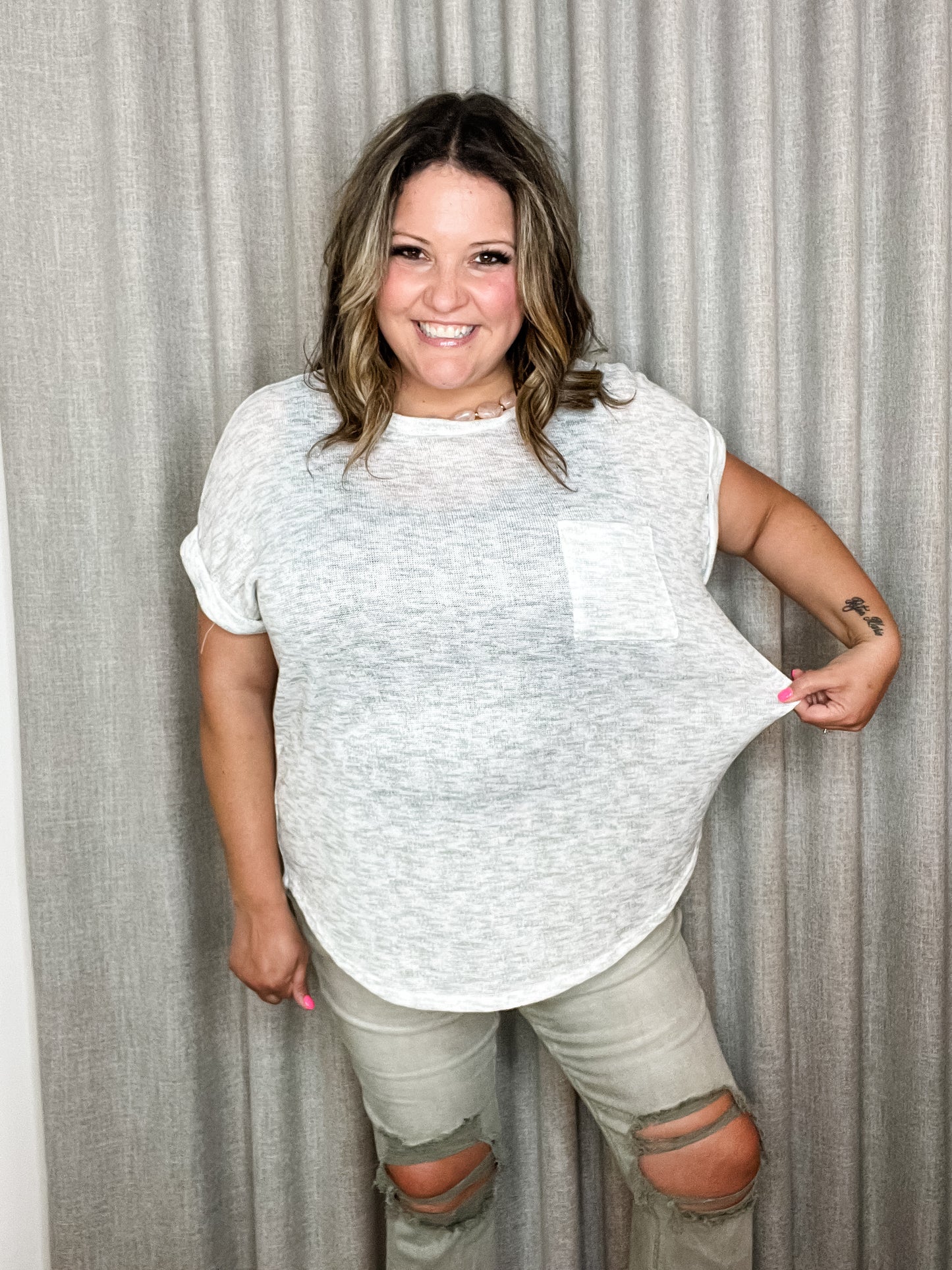 Moxie Burnout Tee (Sage)