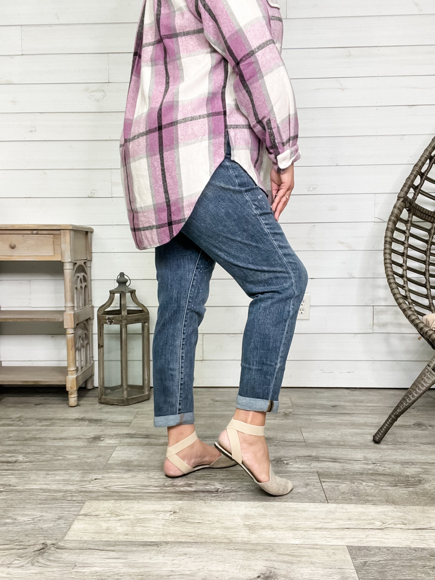 Judy Blue "Say It Ain't So" Boyfriend Jeans