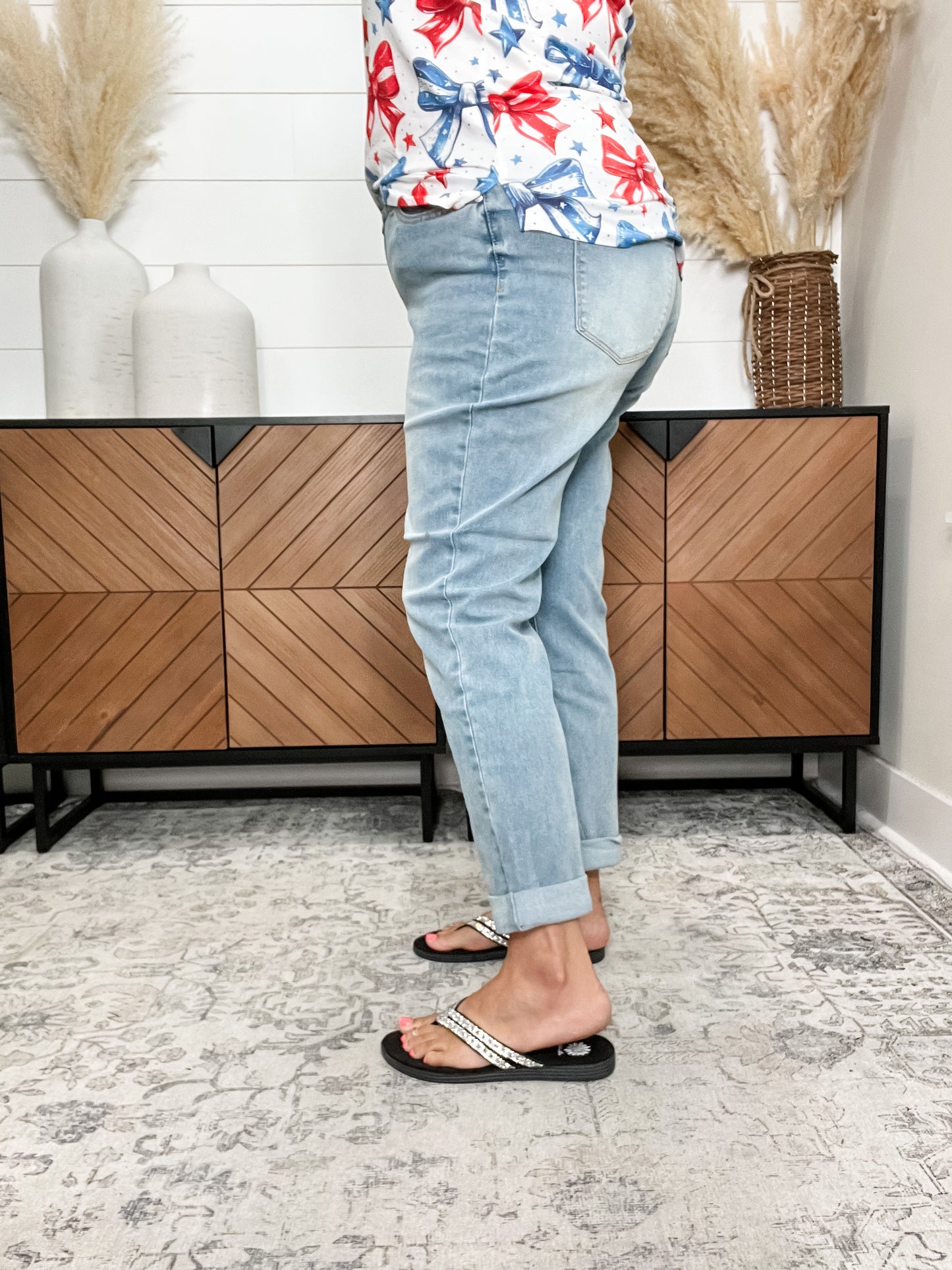 Judy Blue "Cold Summer" Cooling Denim Boyfriend Jeans