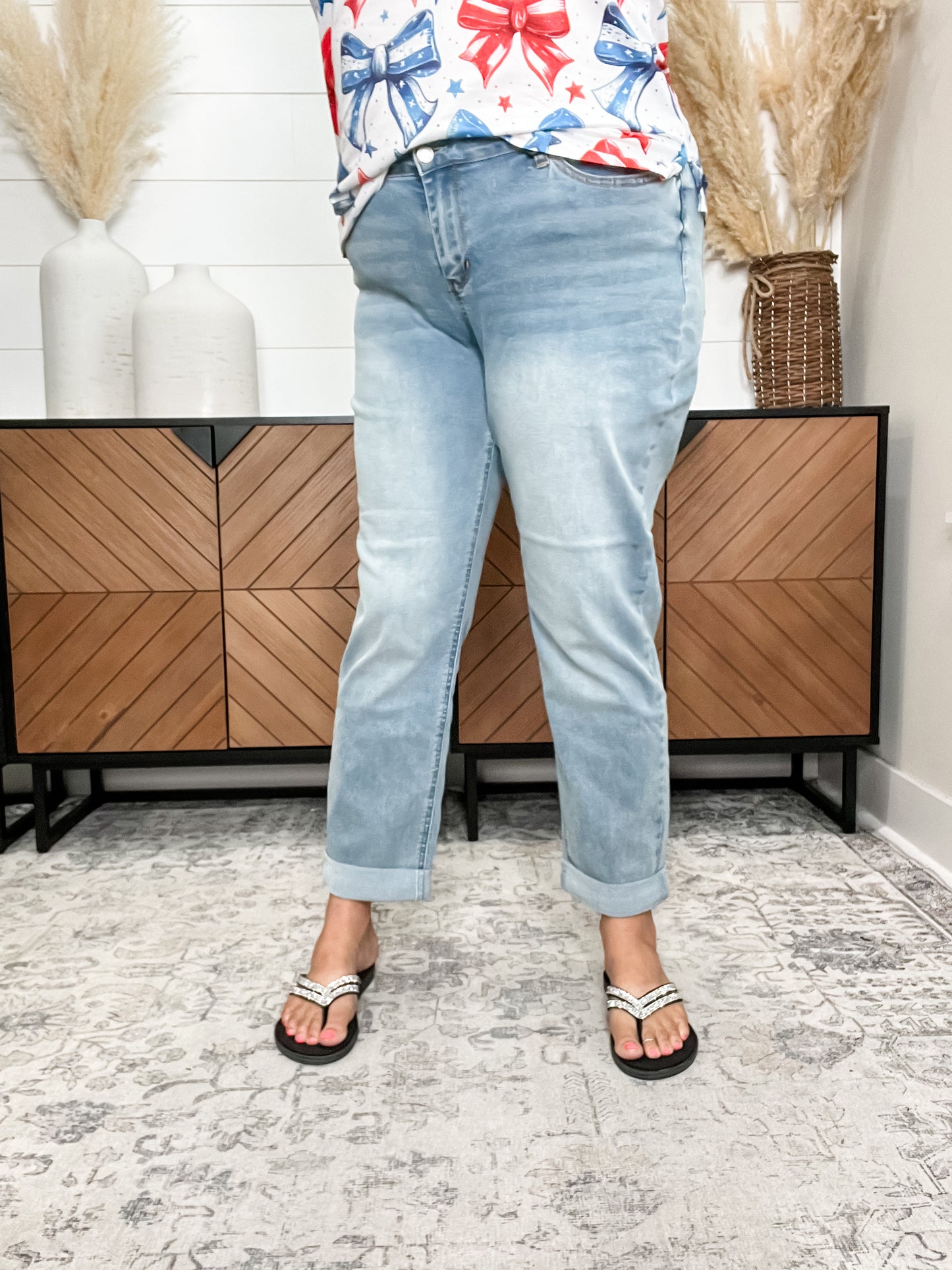 Judy Blue "Cold Summer" Cooling Denim Boyfriend Jeans