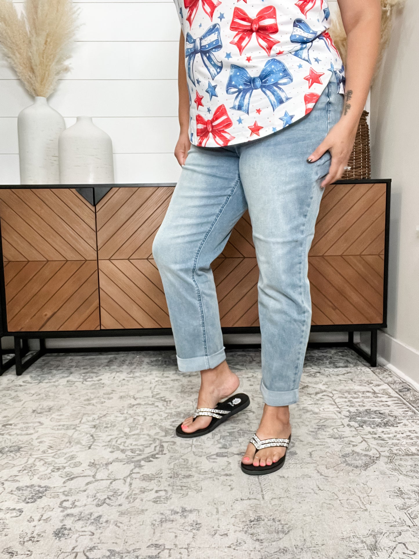Judy Blue "Cold Summer" Cooling Denim Boyfriend Jeans