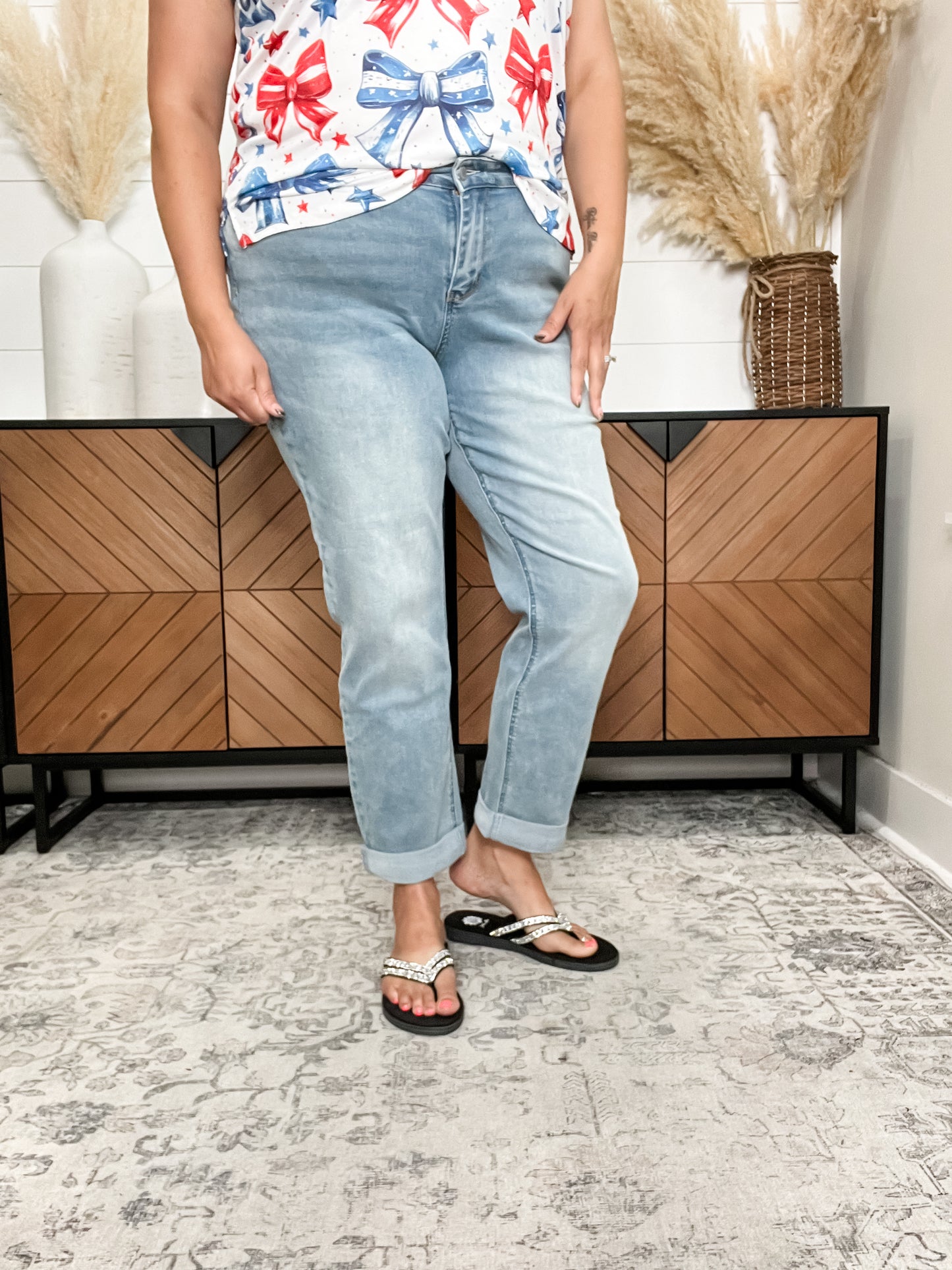 Judy Blue "Cold Summer" Cooling Denim Boyfriend Jeans