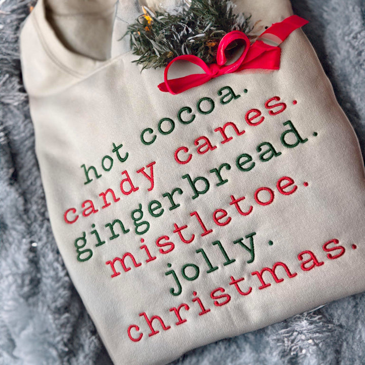 Holiday things sweatshirt