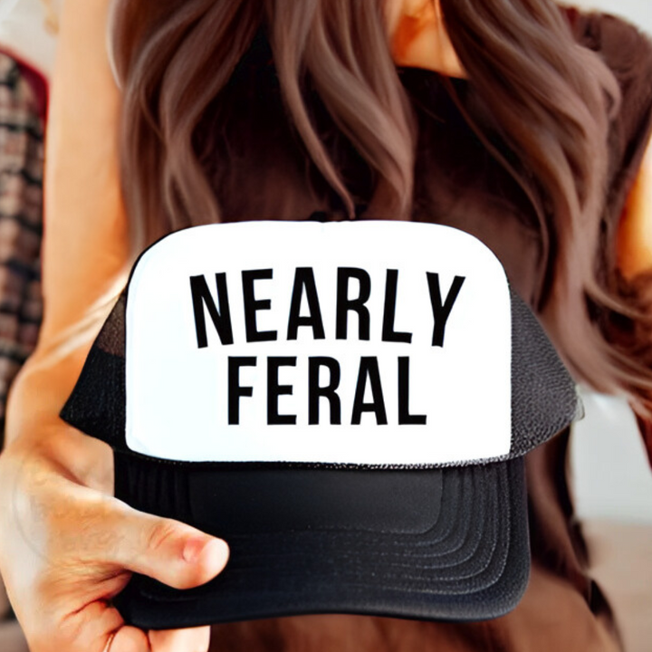 Nearly feral snapback hat