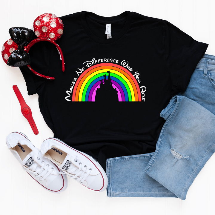 Makes no difference who you are white lettering