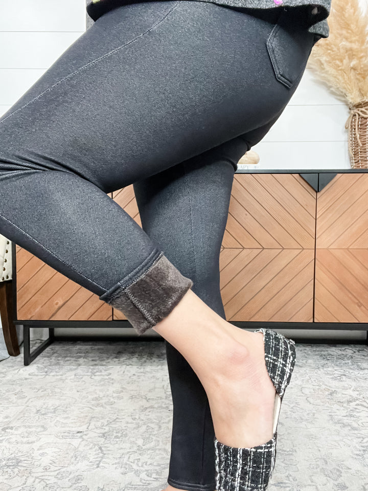 Junior Size - Sherpa Lined Jegging Trousers