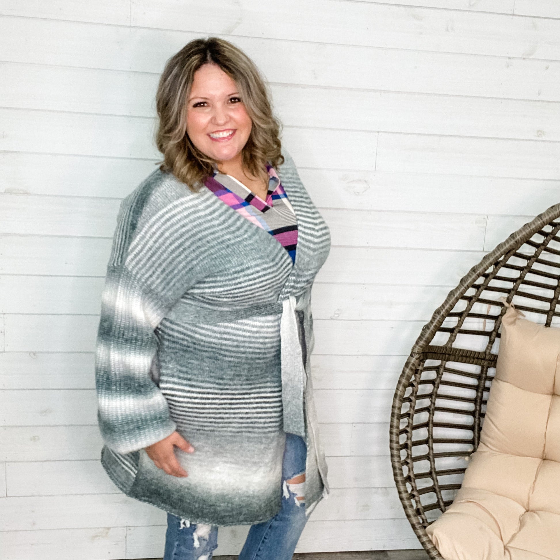 "Adalynn" Belted Waist Cardigan