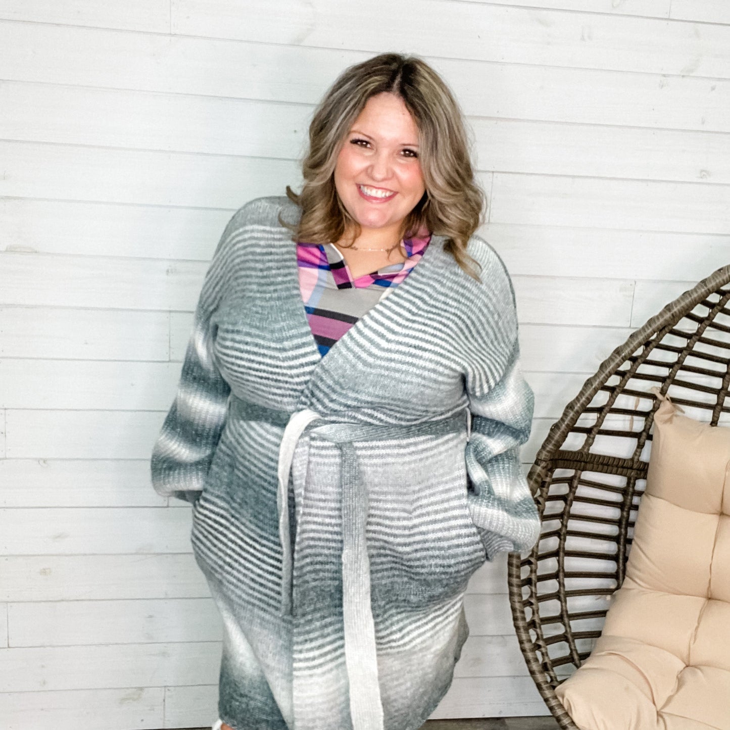 "Adalynn" Belted Waist Cardigan