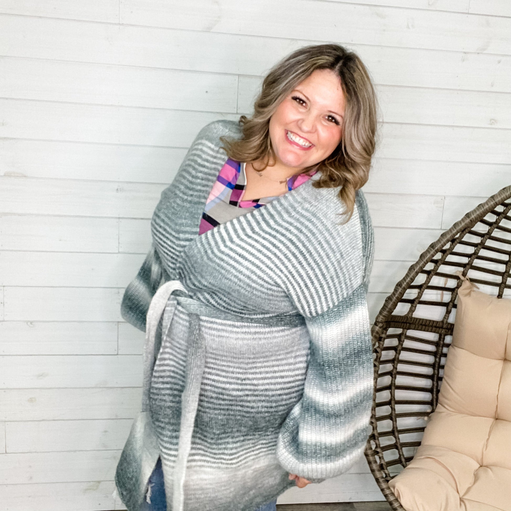 "Adalynn" Belted Waist Cardigan