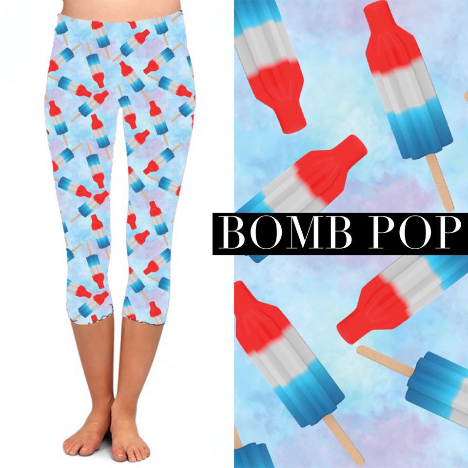 Adult & Kids Americana Capris with Pockets
