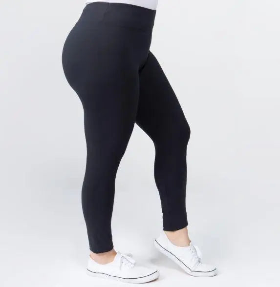 Adult Solid Leggings (Black, Grey, Navy)