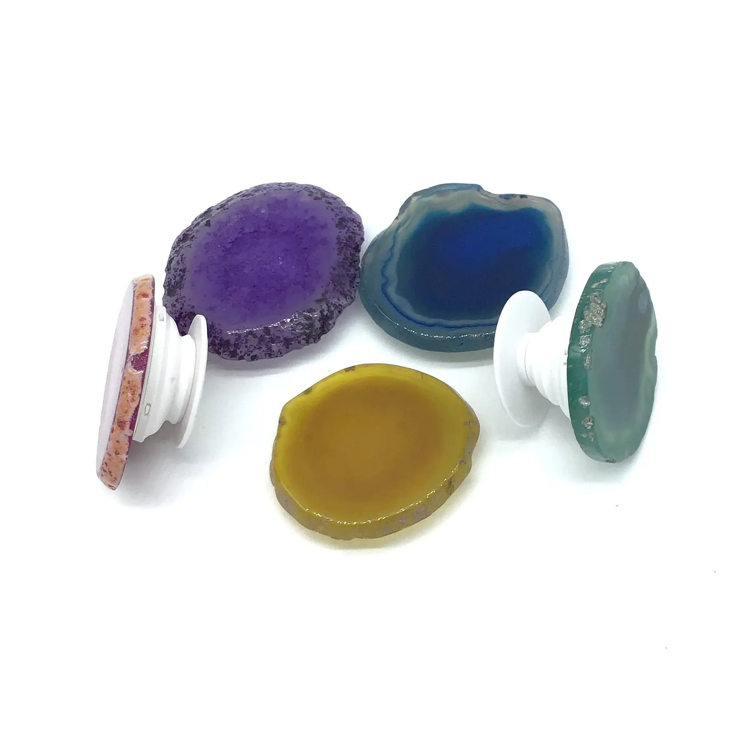 Agate Resin Phone Grips (Multiple Colors)