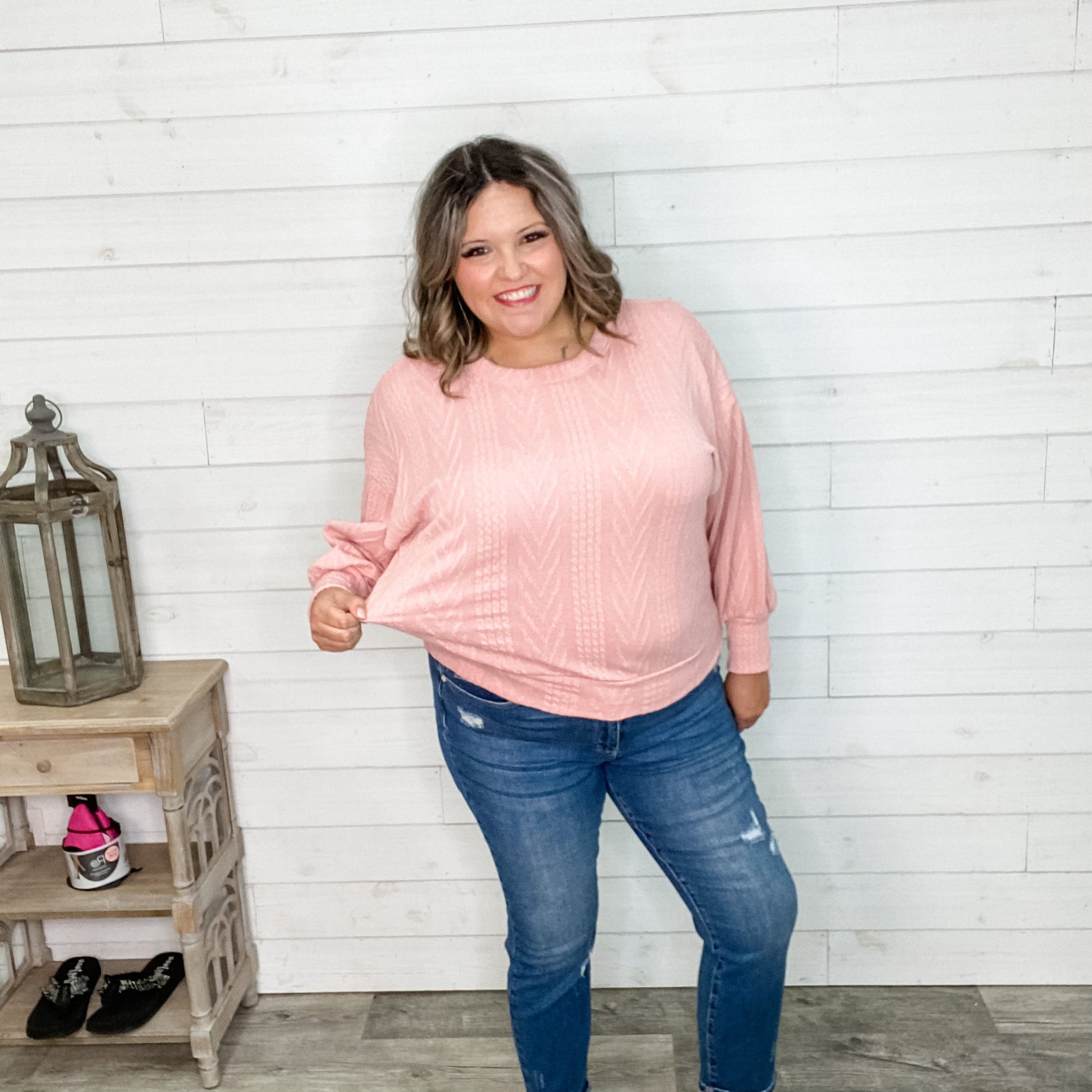 "Alyssa" Balloon Sleeve Sweater