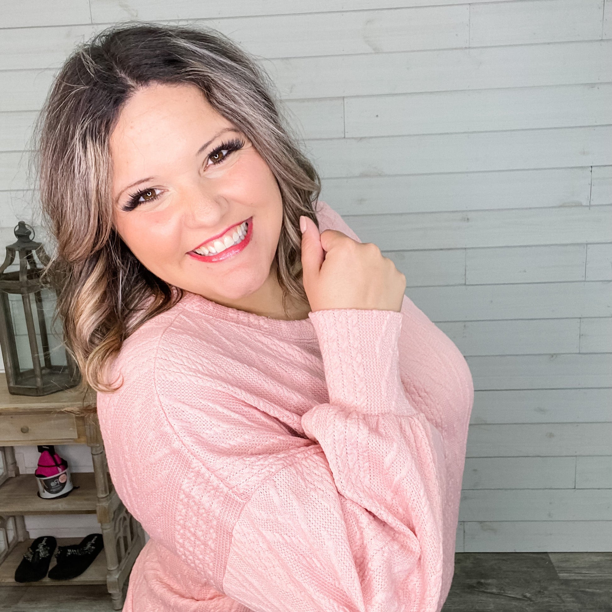 "Alyssa" Balloon Sleeve Sweater