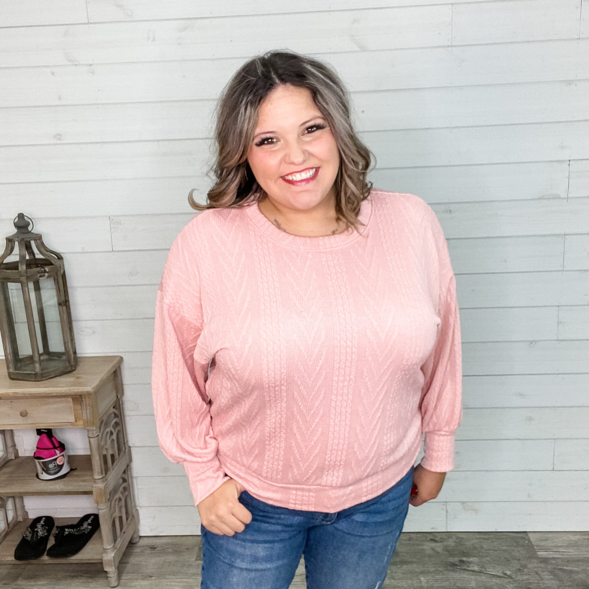 "Alyssa" Balloon Sleeve Sweater