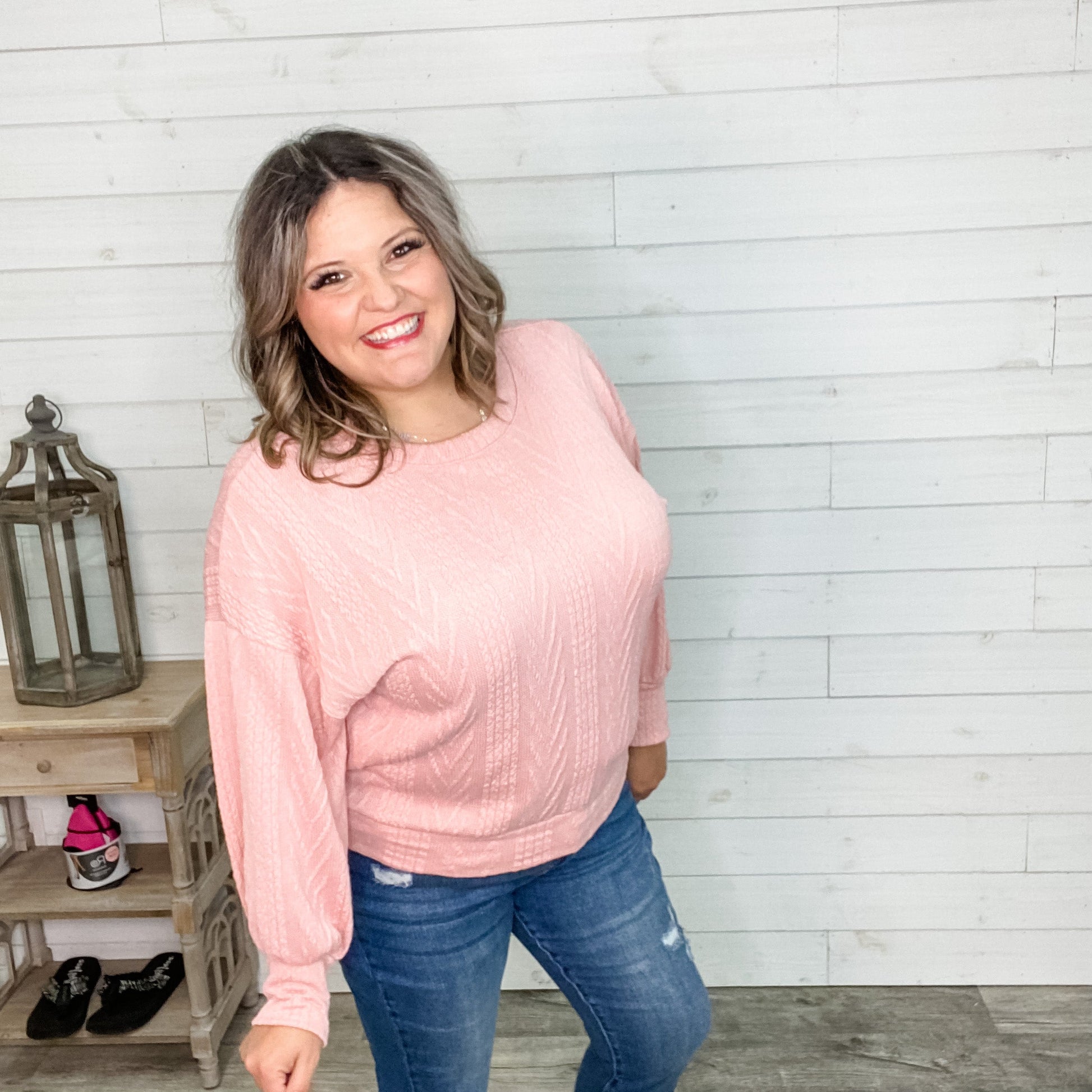 "Alyssa" Balloon Sleeve Sweater