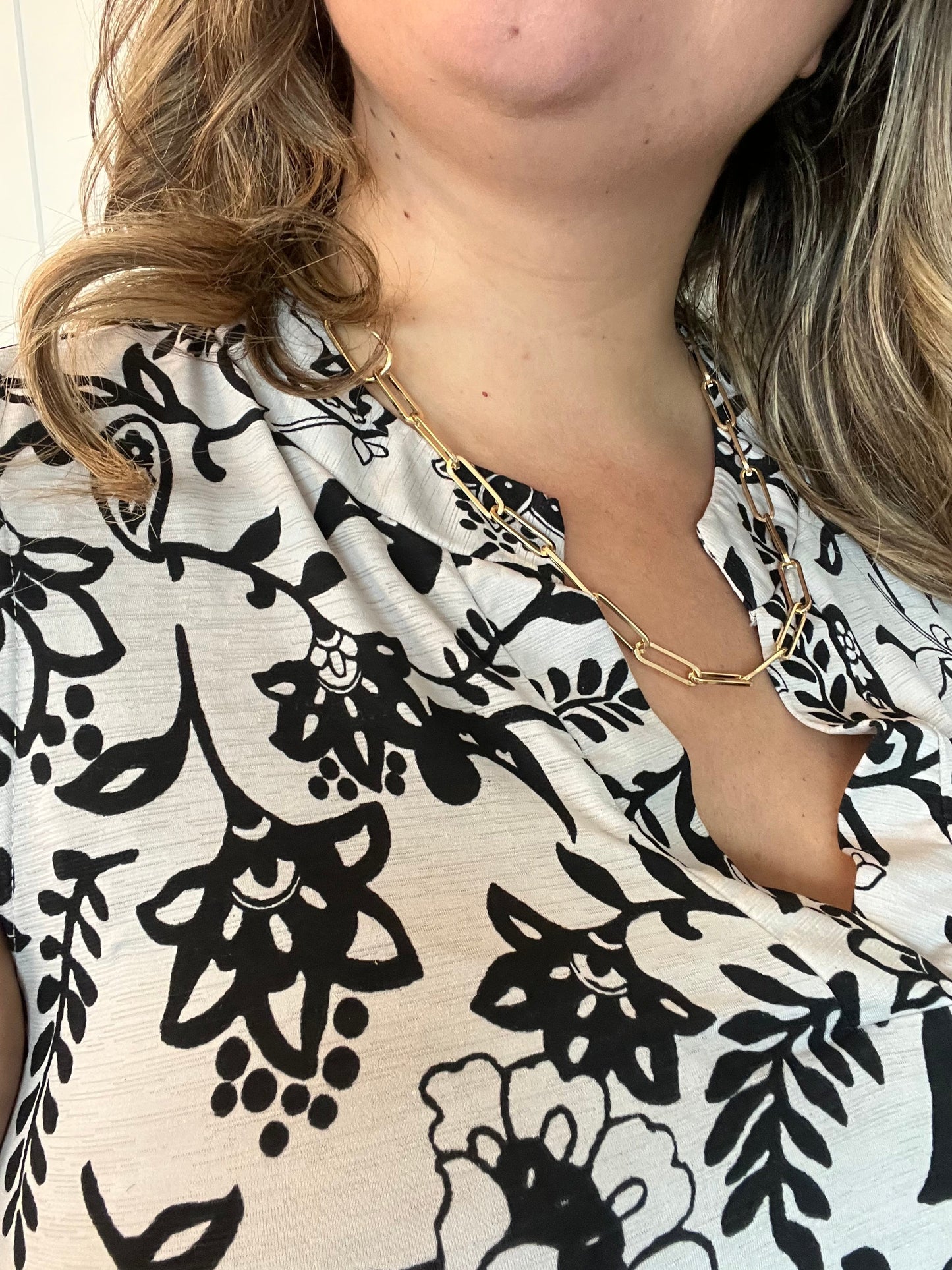 "Amari" Large Link Necklace