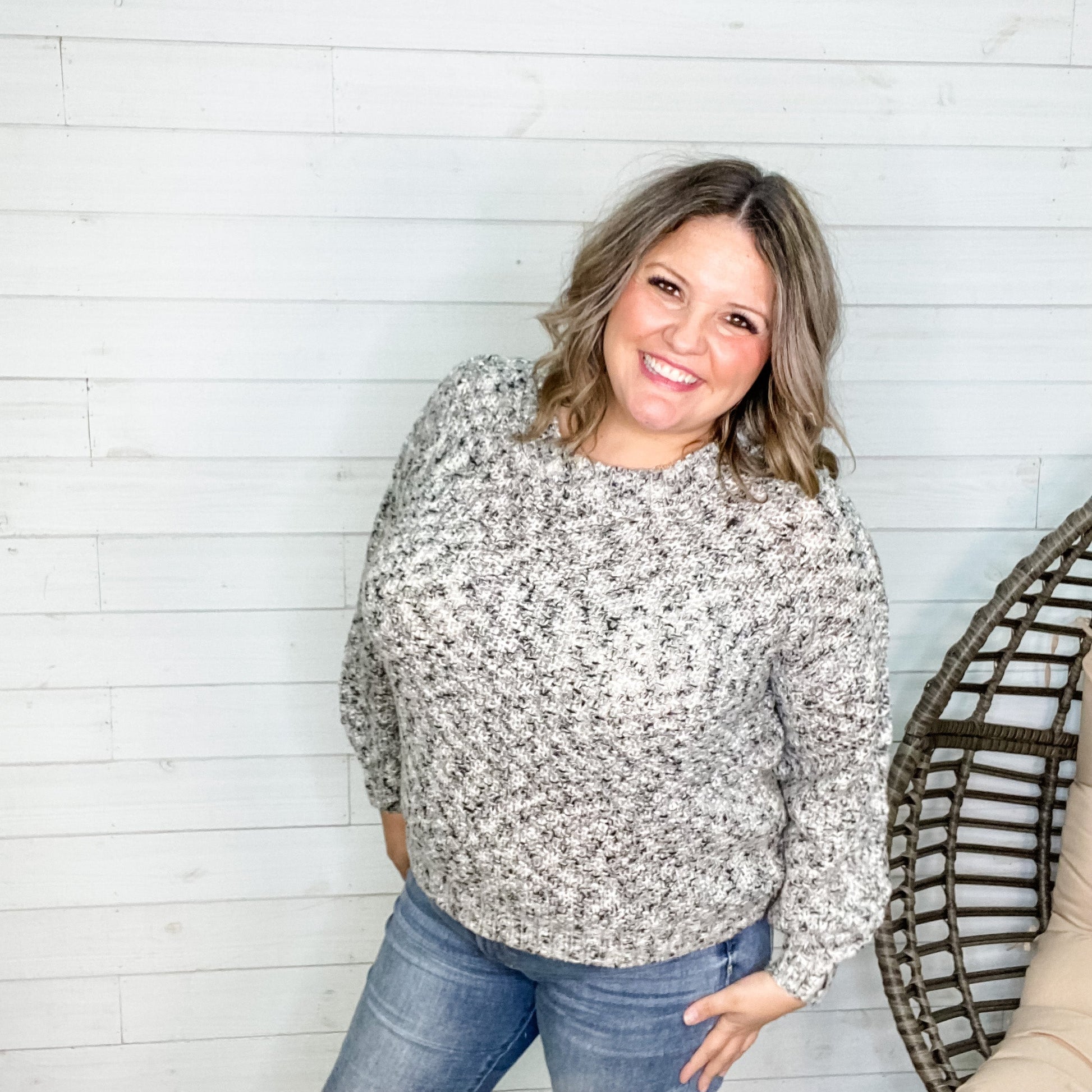 "Ashton" Long Sleeve Crewneck Sweater