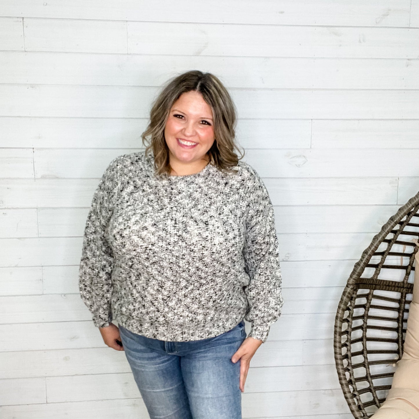 "Ashton" Long Sleeve Crewneck Sweater