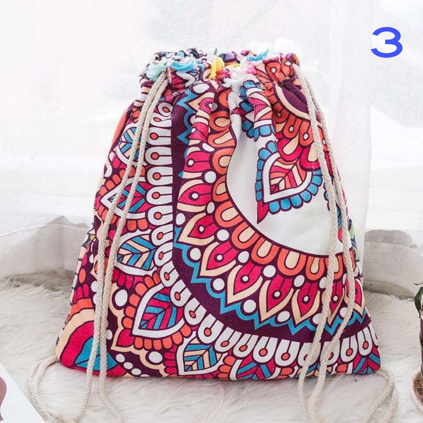 Backpack Beach Towel (Multiple Options)