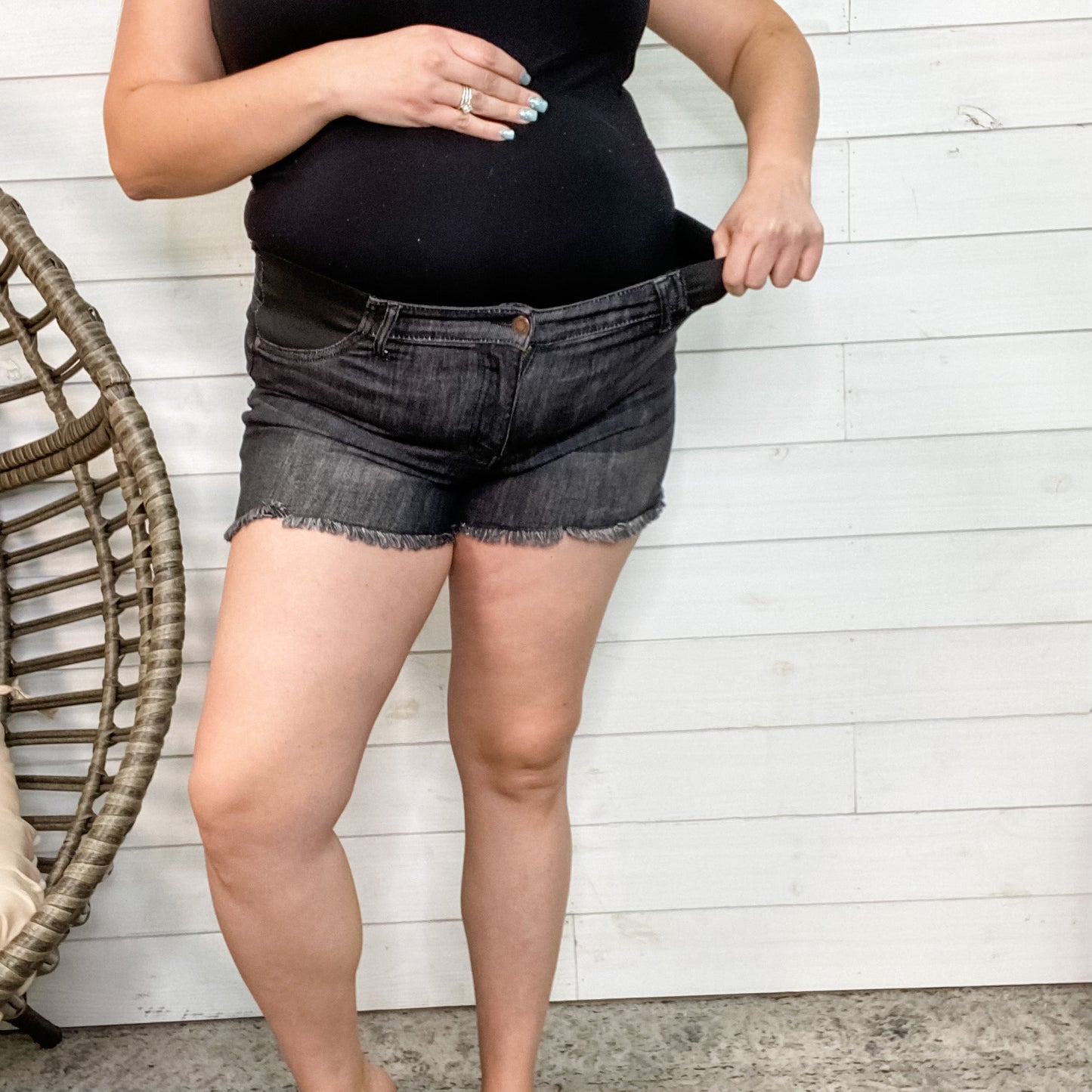 Bloom by Judy Blue "Light My Fire" Maternity Shorts