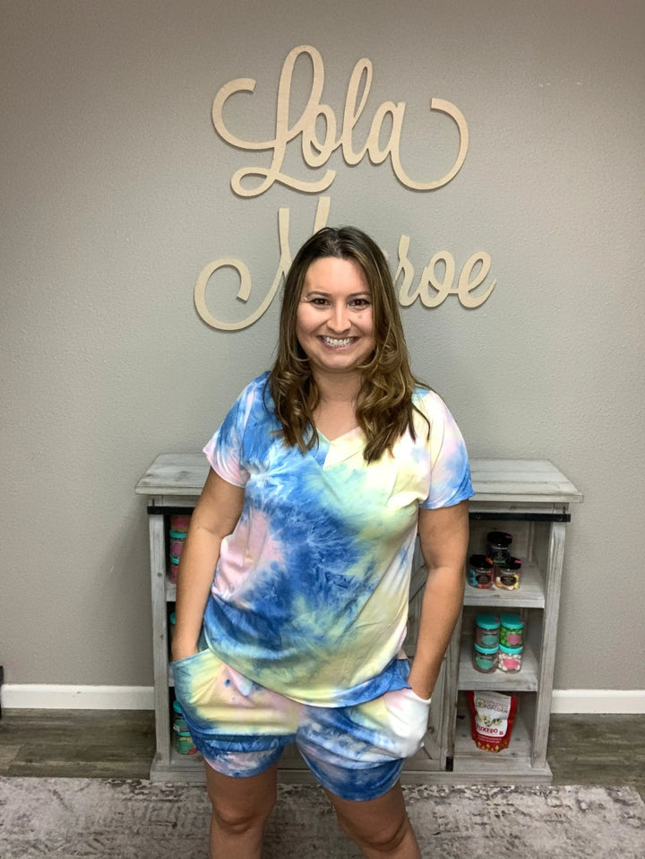 Blurred Vision Harem Style Shorts