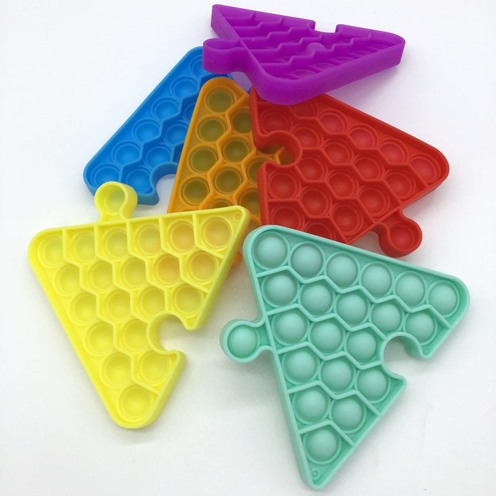 Bubble Pop Toys Puzzle Pieces (Multiple Colors)