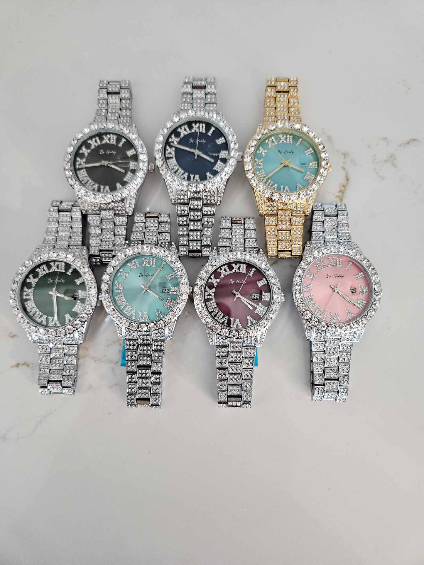 By Huddy Bling Watches (Multiple Colors)