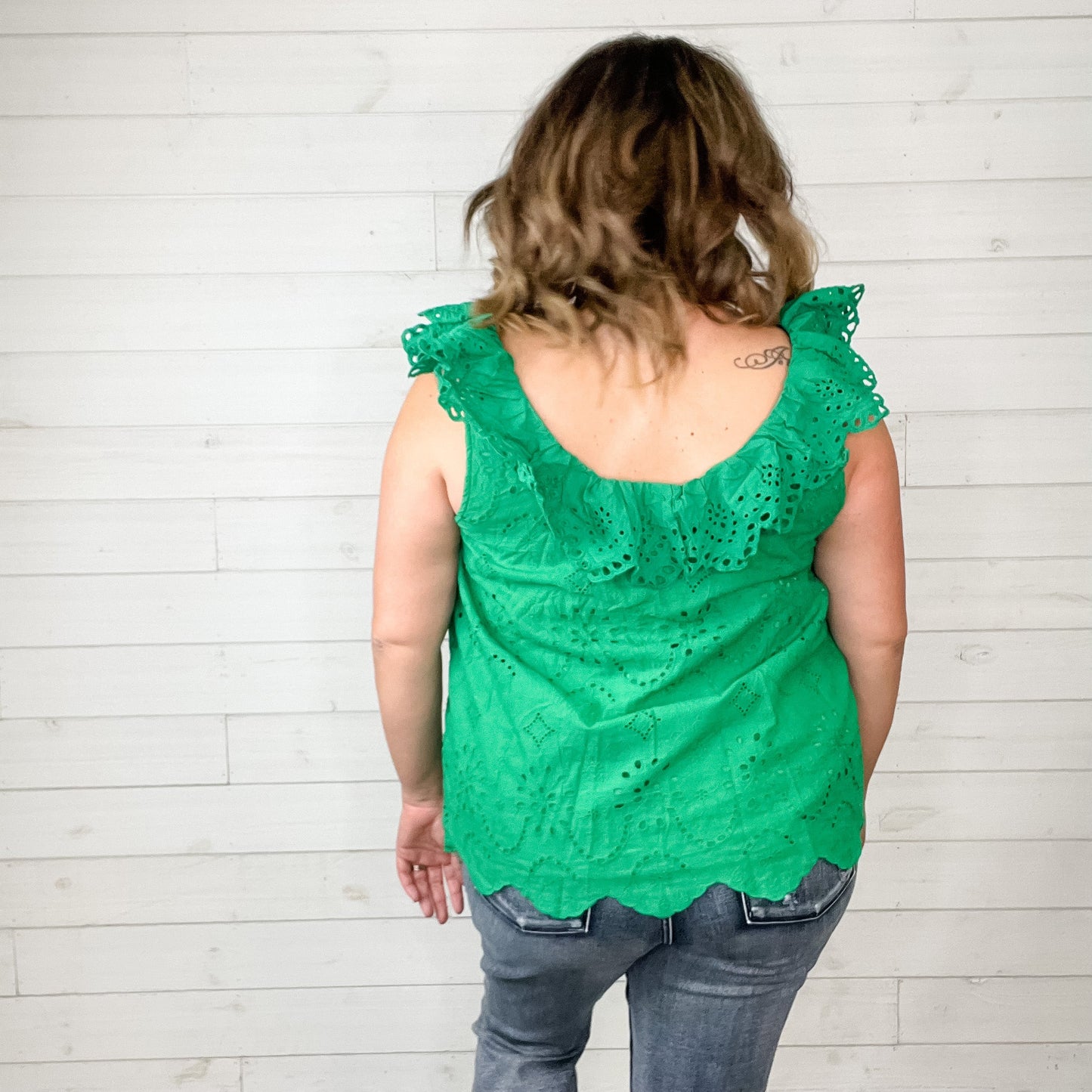 "Cabo" Ruffle Cap Tank