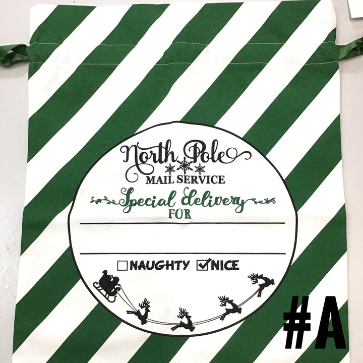 Canvas Gift Bags with Ribbon Closure (Multiple Options)