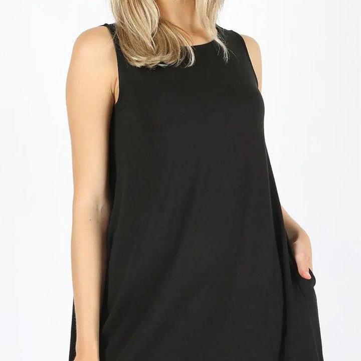 Catch All Round Neck Tank Top (Multiple Colors)-Lola Monroe Boutique