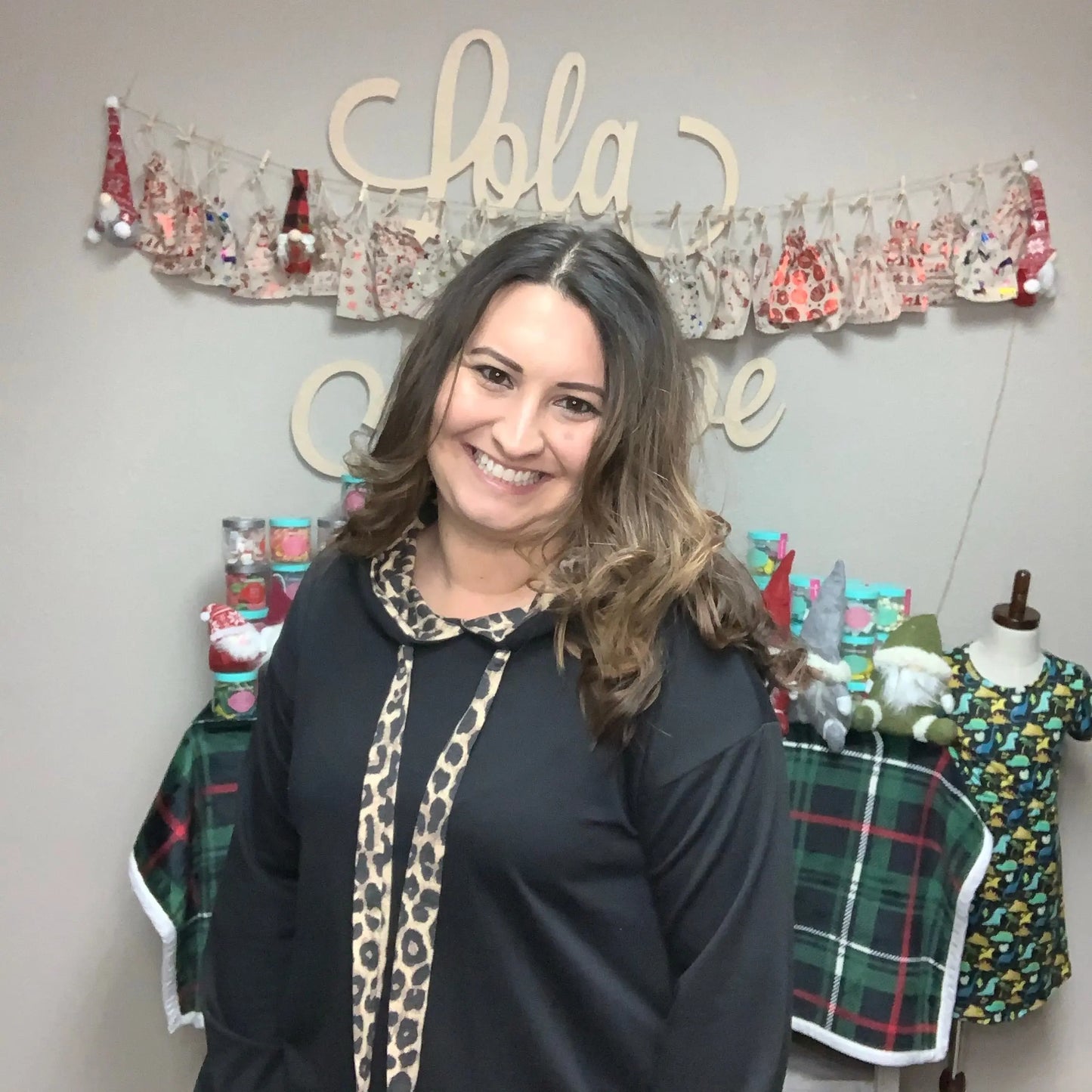 "Charlie" Solid Hoodie with Animal Accent