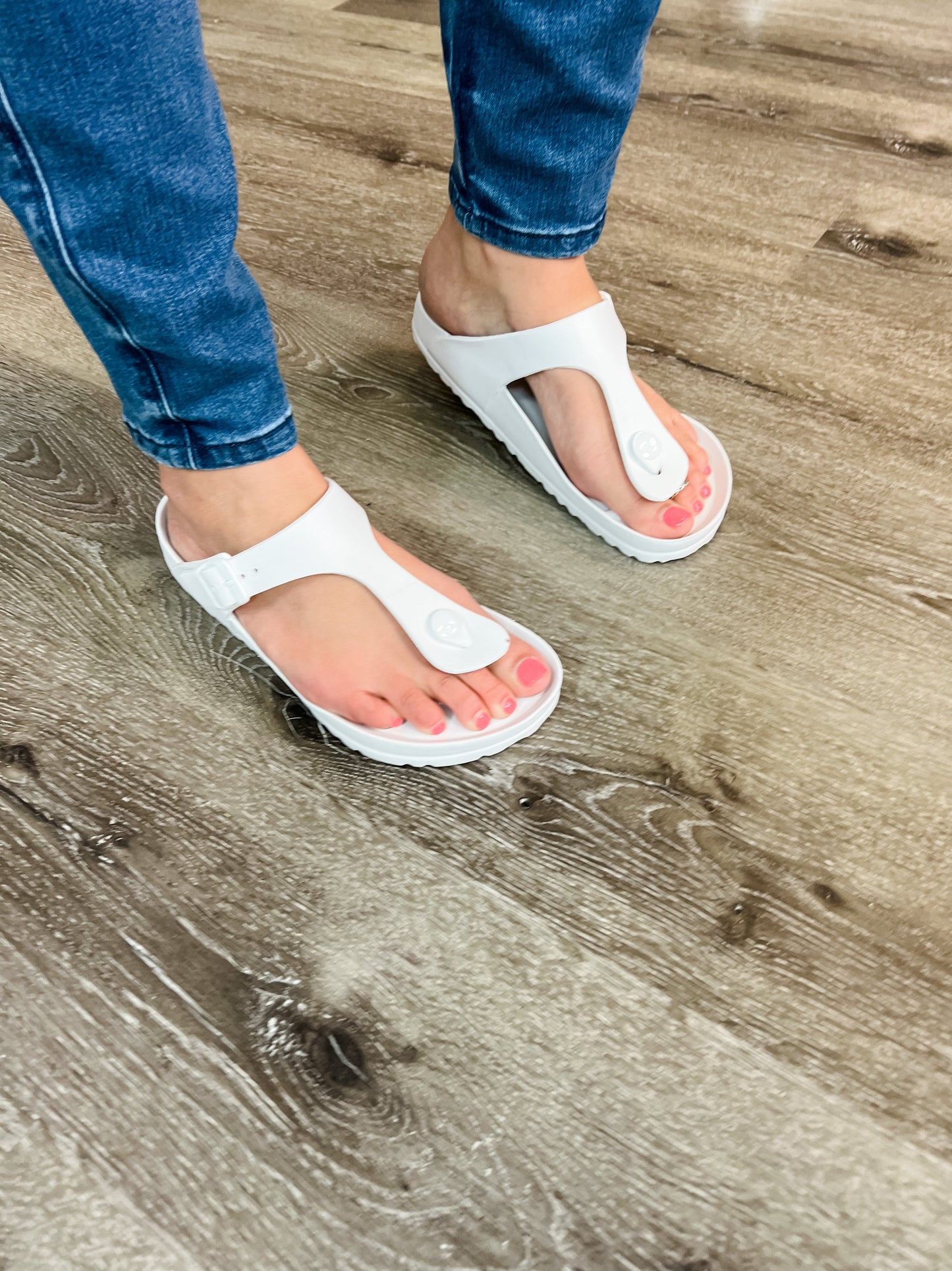 Corkys "Jet Ski" Sandal (White)