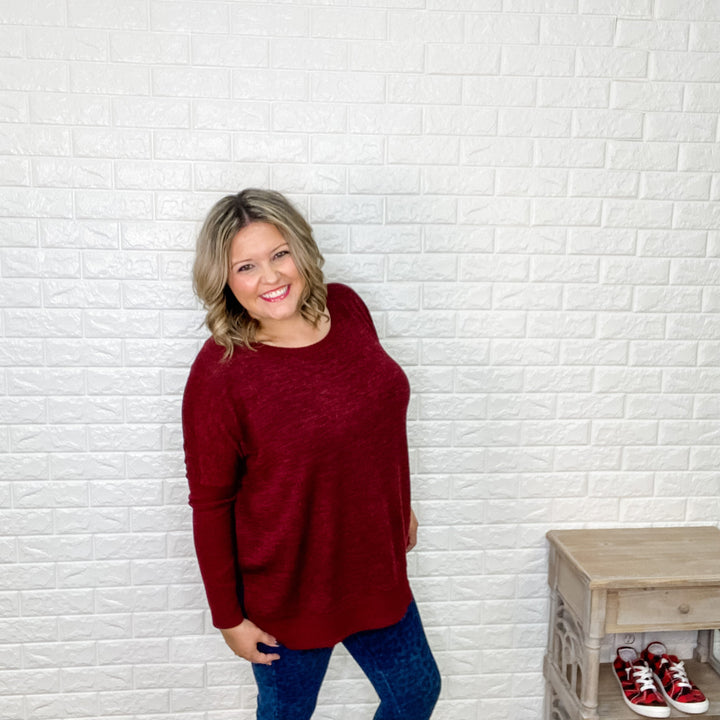 "Cranberry Crush" 3/4 Sleeve