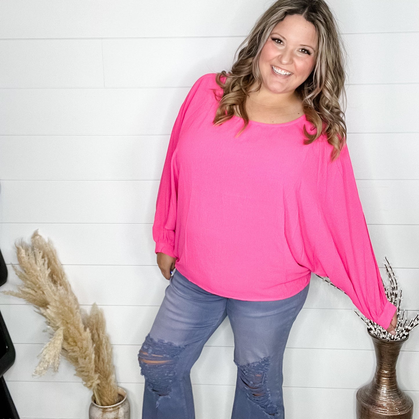 "Creekside" Oversized Long Sleeve