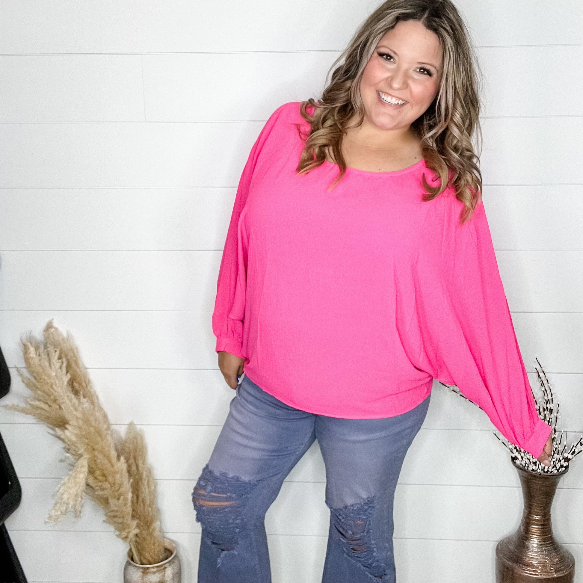 "Creekside" Oversized Long Sleeve