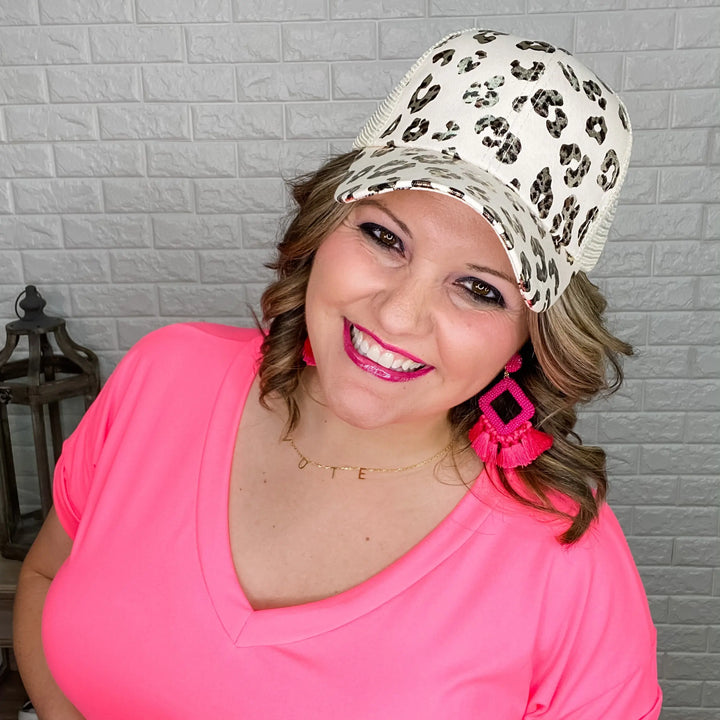 Criss Cross Ponytail Hat (Multiple Colors)