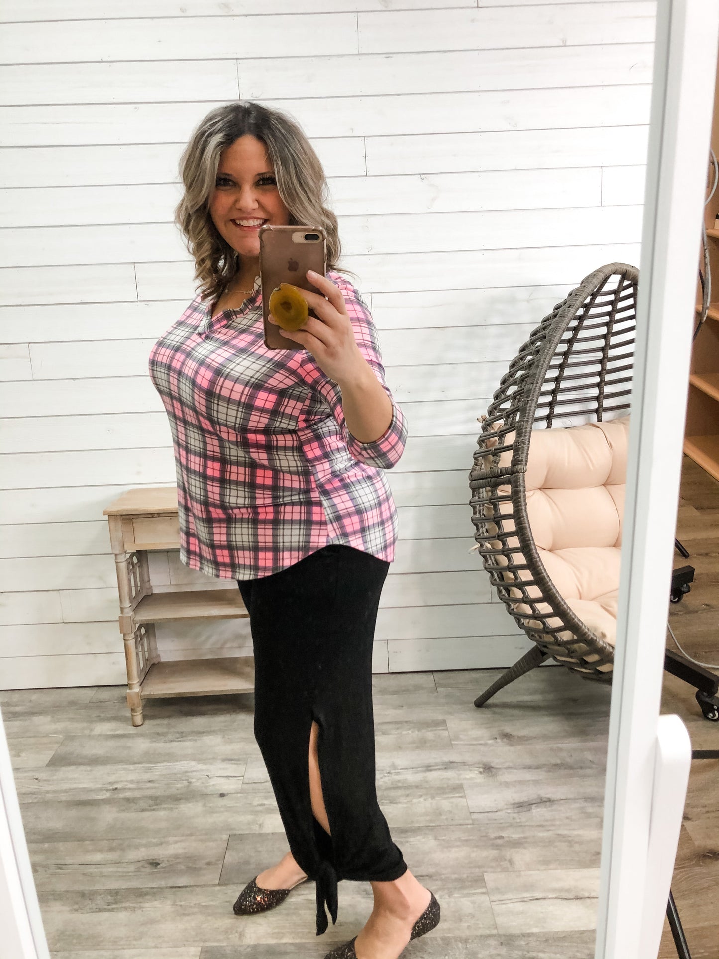 Cropped Pant with Ankle Tie Detail