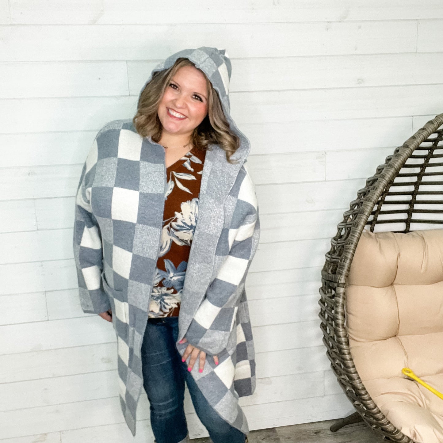 "Cuddle Up" Long Sleeve Hooded Cardigan