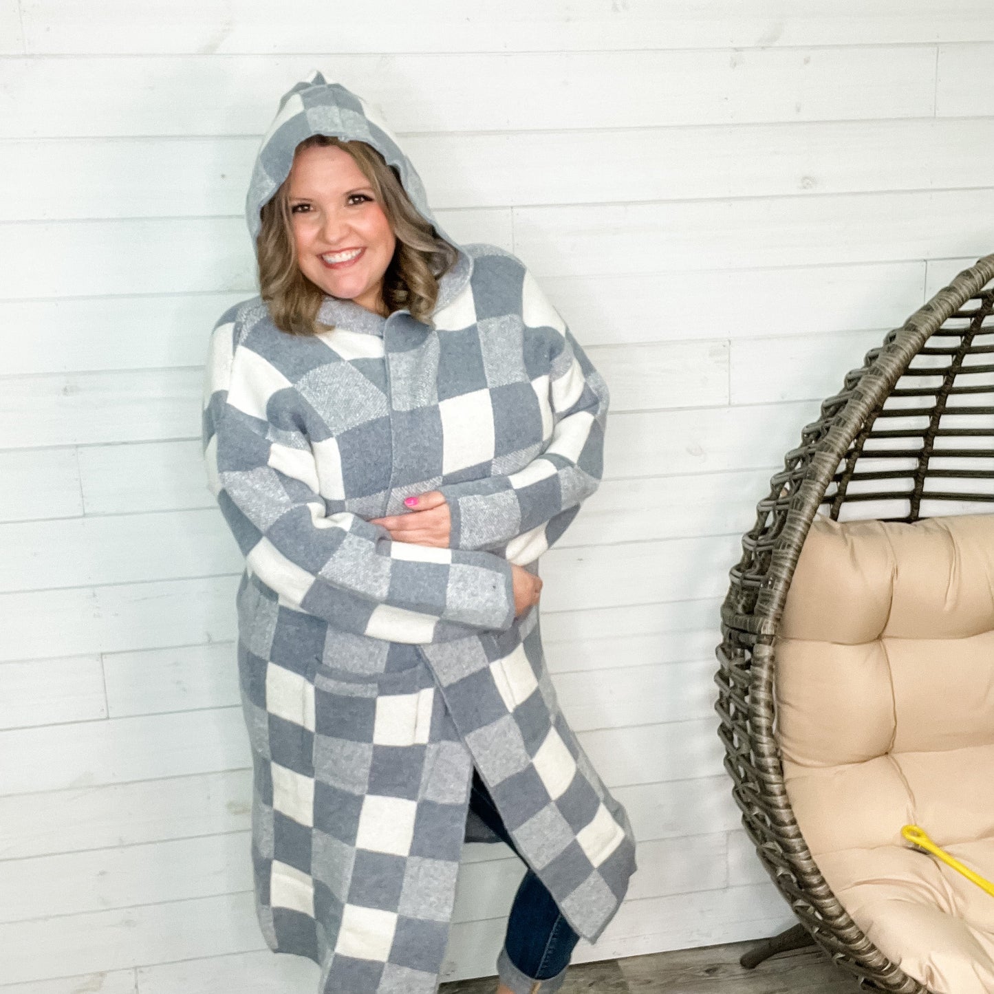 "Cuddle Up" Long Sleeve Hooded Cardigan