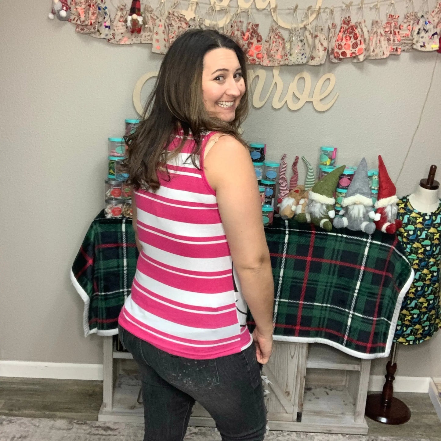 Disney Minnie Mouse Striped Tank